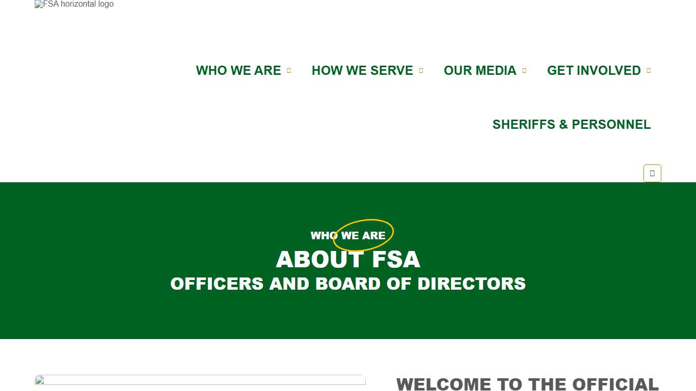 Officers and Board of Directors Florida Sheriffs Association